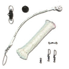Center Rigging Kit with White Braided Nylon