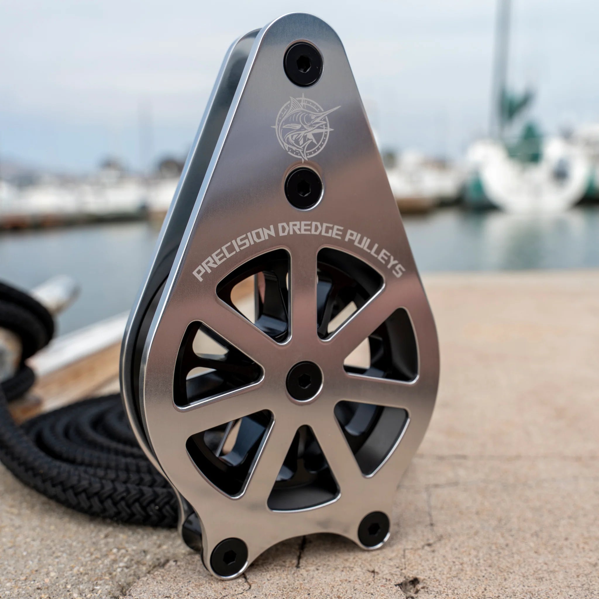 Precision Dredge Pulley — Aluminum